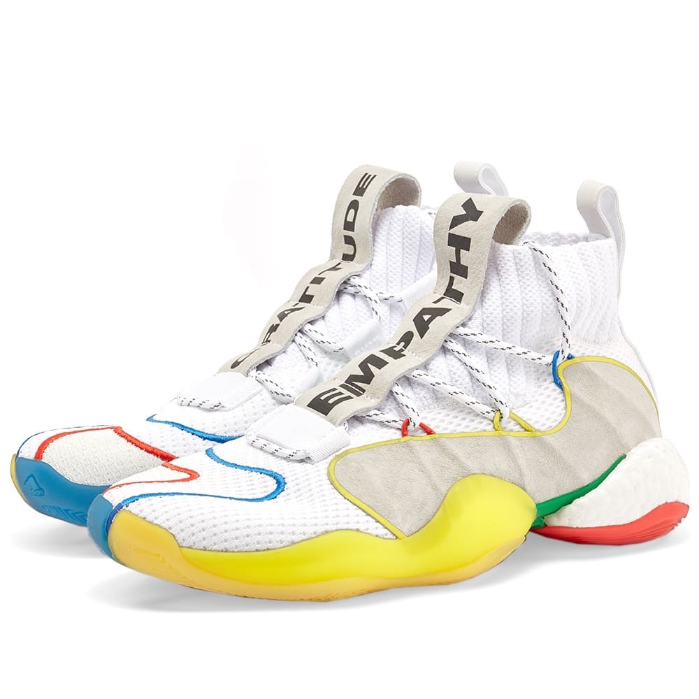 ‪adidas x Pharrell Williams Crazy BYW LVL Sneakers
